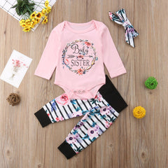 Conjunto Infantil Feminino Floral