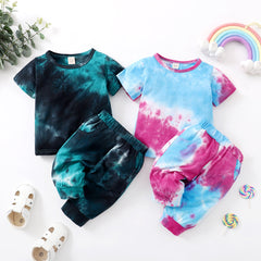 Conjunto Infantil Algodão Tie Dye