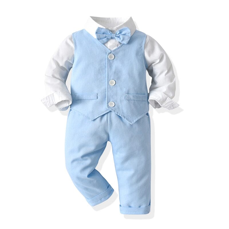 Conjunto Infantil Azul Batizado