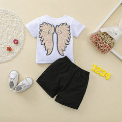 Conjunto Infantil Feminino Asas de Anjo