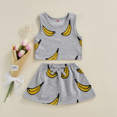 Conjunto Infantil Feminino Banana