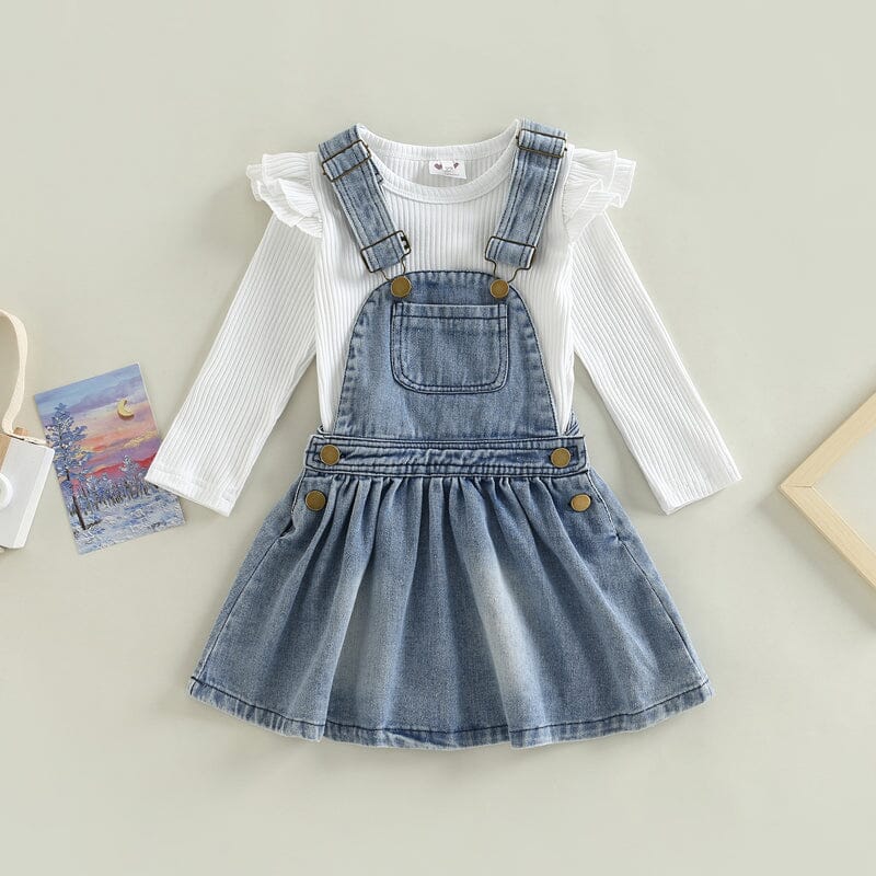 Conjunto Infantil Feminino Blusa Canelada