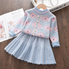 Conjunto Infantil Feminino Botões