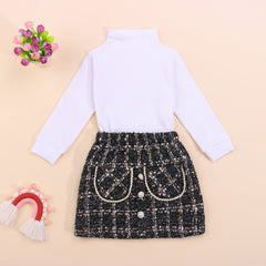 Conjunto Infantil Feminino Boutique Gola Alta