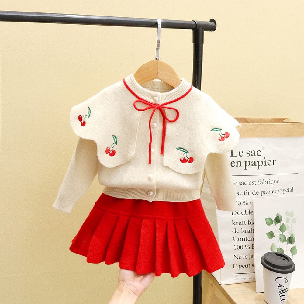 Conjunto Infantil Feminino Cerejinhas