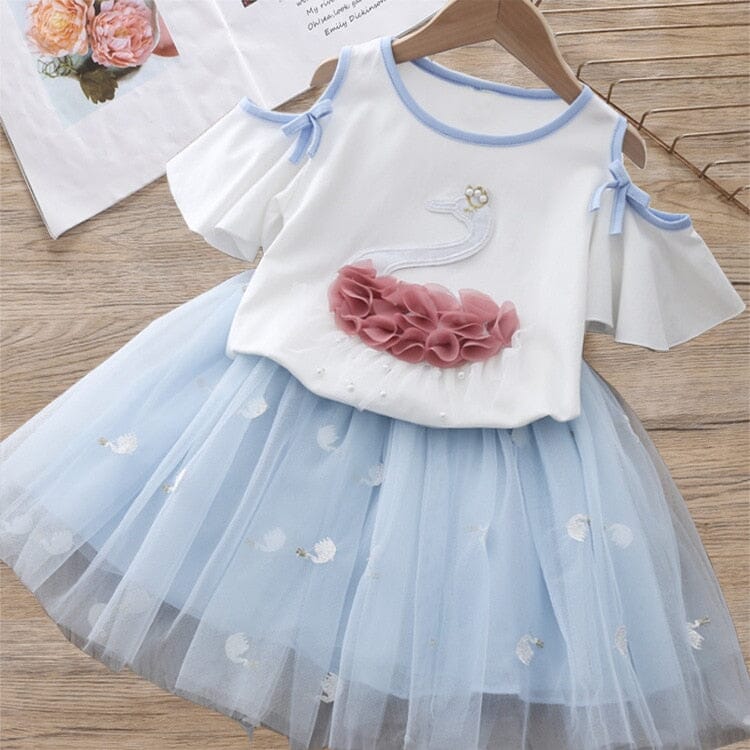 Conjunto Infantil Feminino Cisne