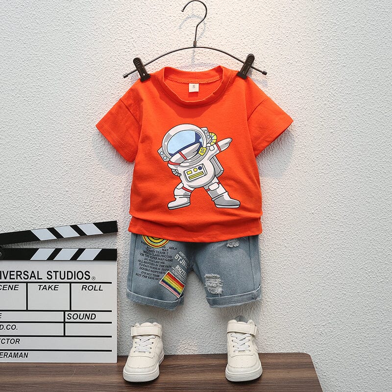 Conjunto Infantil Verão Astronauta