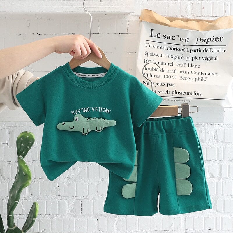 Conjunto Infantil Verão Dinossauro