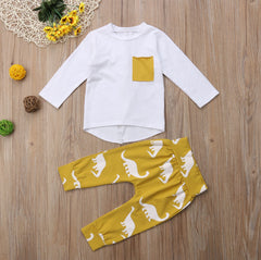 Conjunto Infantil Dino Bolsinho