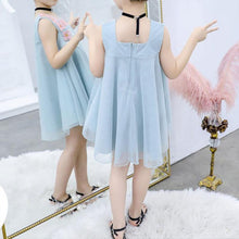 Carregar imagem no visualizador da galeria, Vestido Verão Casual Design de Flor - Tamanhos de 3 a 11 anos
