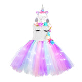 Unicorn Costume Dress with LED Lights (03)