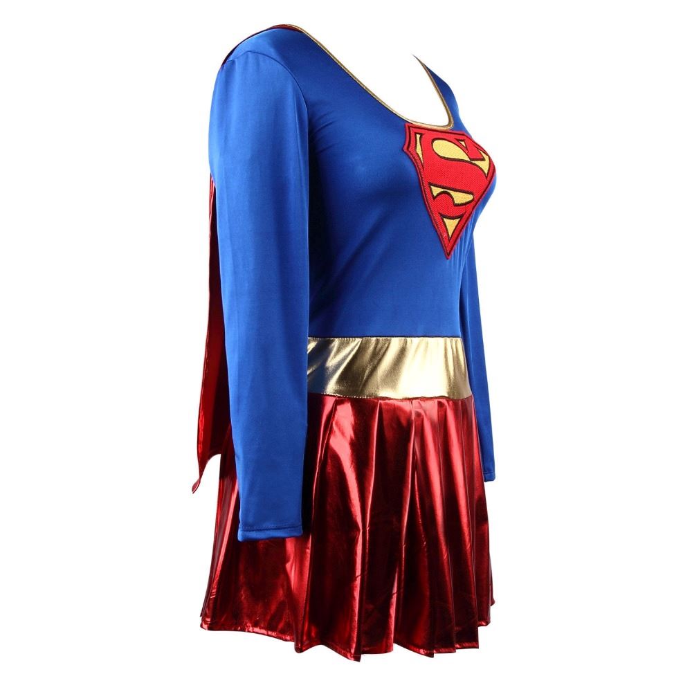 DC SuperGirl Full Set Costume – Adult Cosplay
