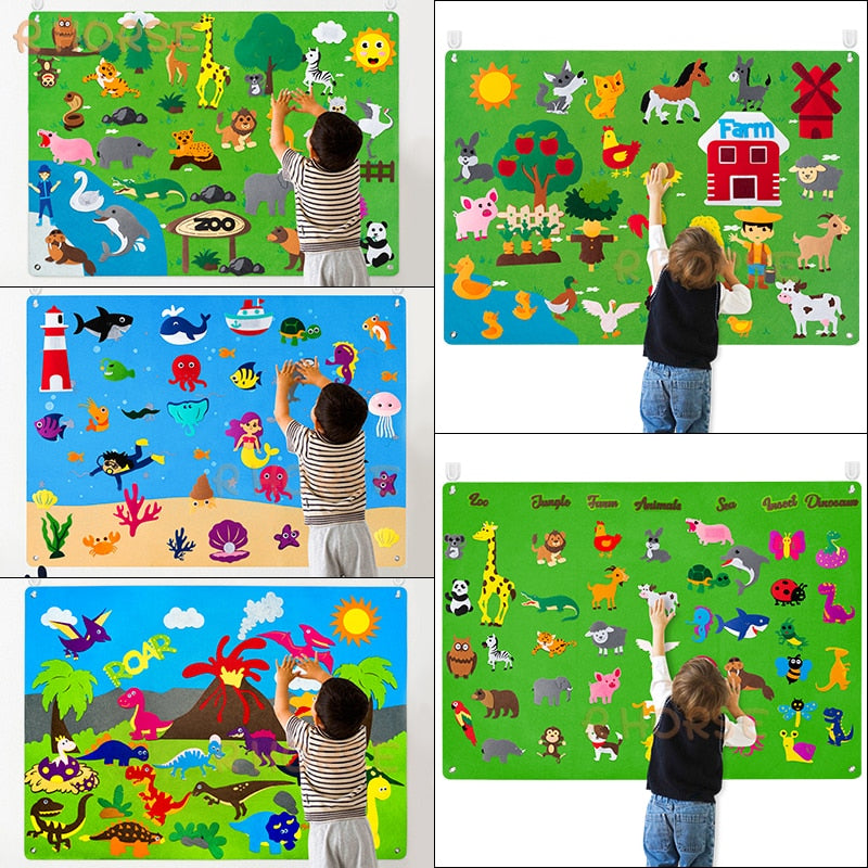 Montessori Creative Mural – Creativity and Imagination