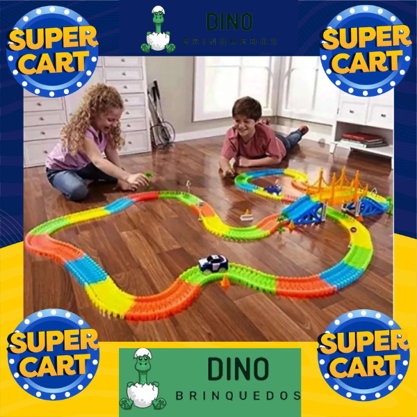 Magic Light-Up Track Cart – Super Cart