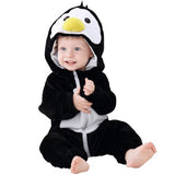 Kids Penguin Animal Costume Jumpsuit