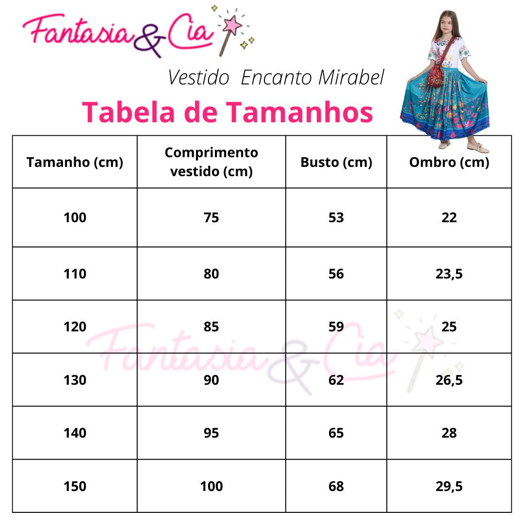 Costume Mirabel Madrigal Dress – Encanto – Bag + Sunglasses + Earrings (02)