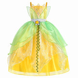 Princess Tiana Costume Dress – Super Deluxe for Kids – The Princess and the Frog