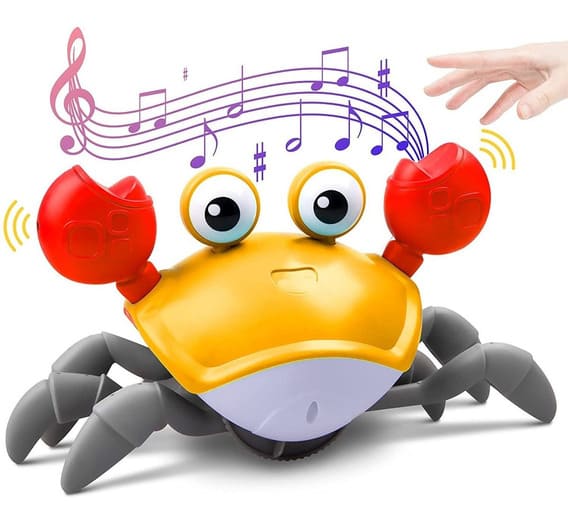 Runaway Crab – Crawling and first steps while playing
