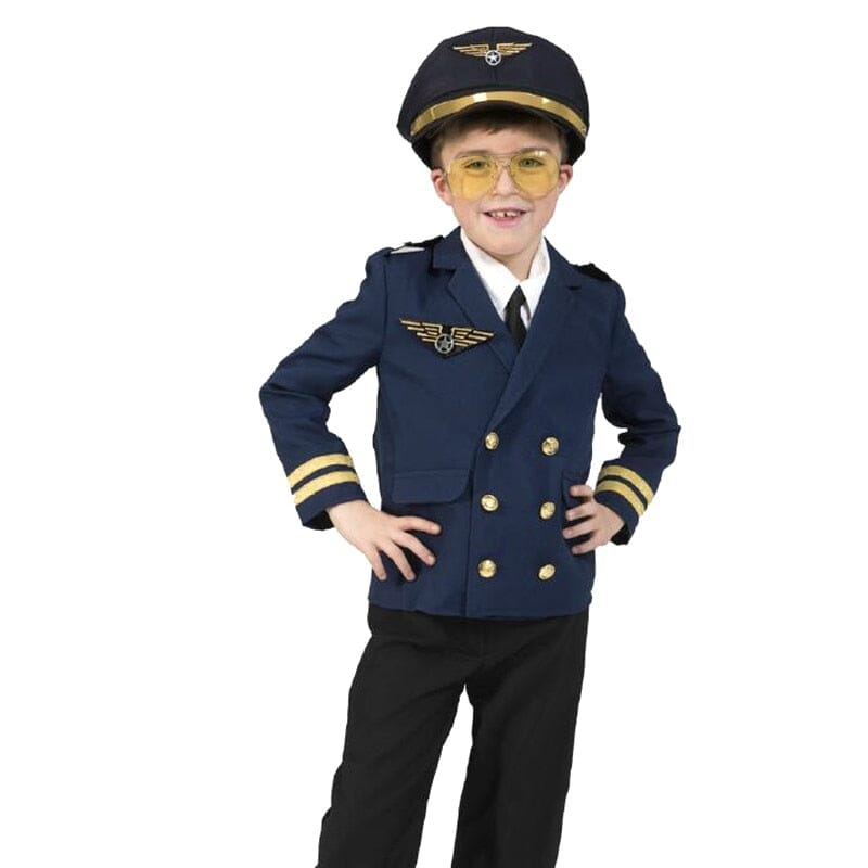 Kids Pilot Costume with Accessories