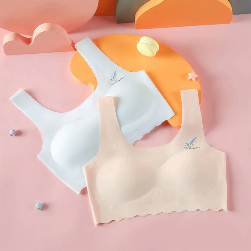Seamless Junior Bra with Breathable Fabric