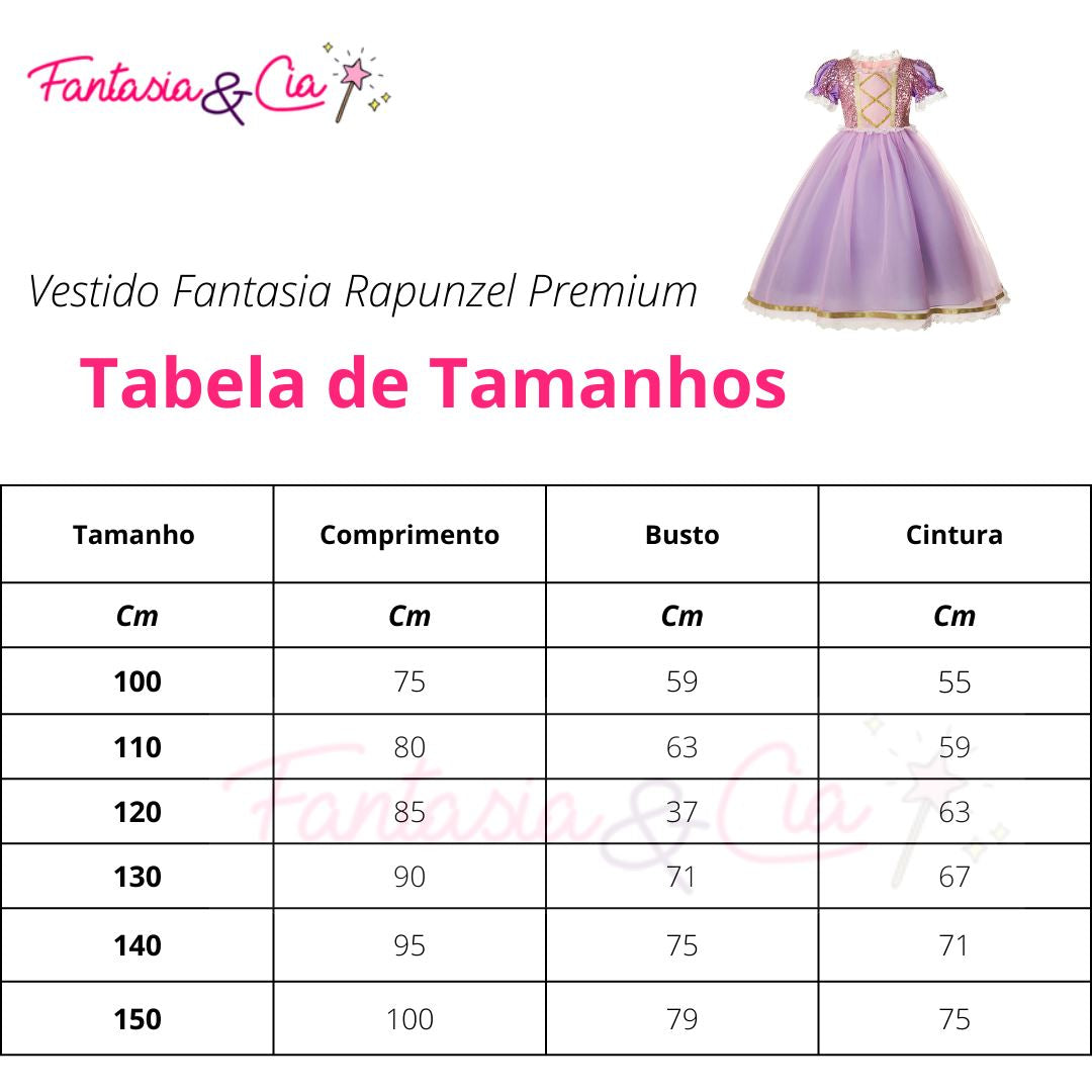 Premium Rapunzel Costume Dress with Long Sleeves and Braid