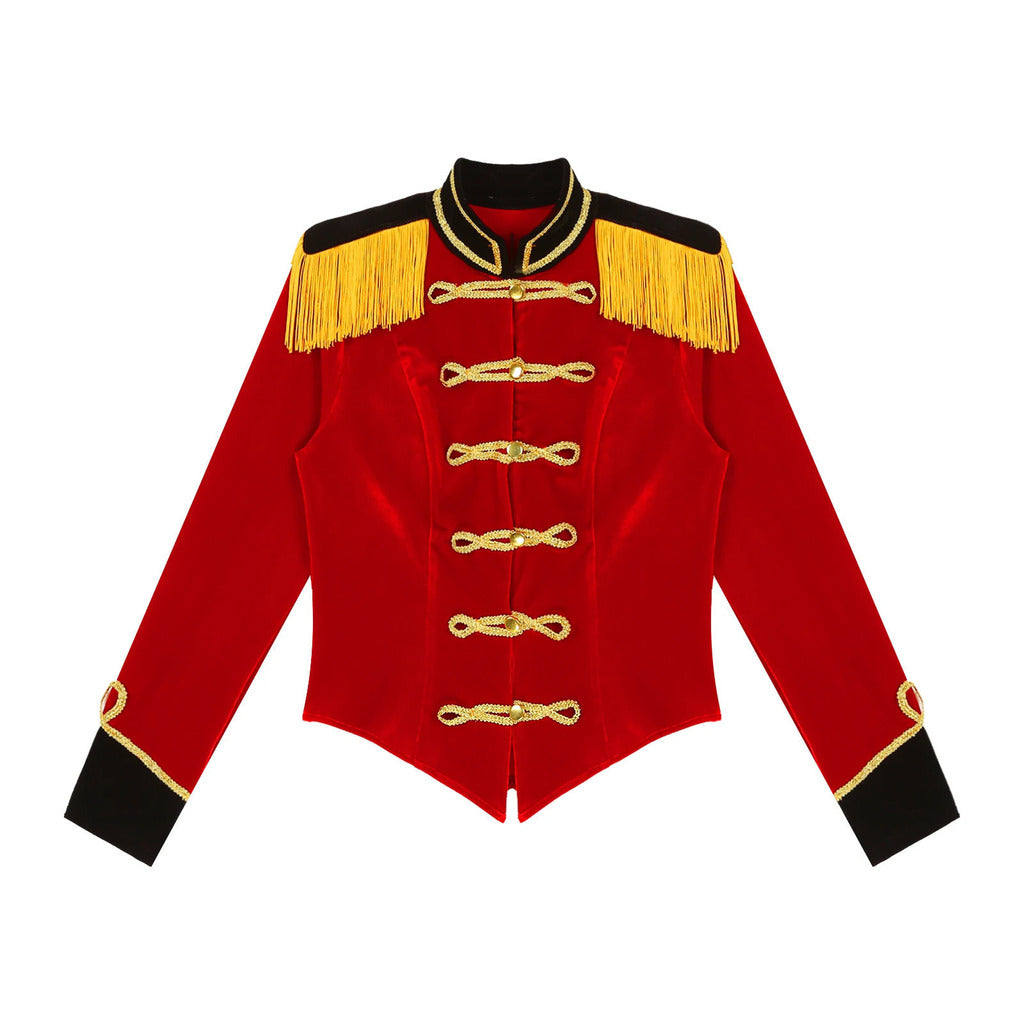 Women's Ringmaster Circus Jacket with Long Sleeves