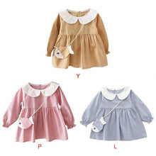 Upload image to gallery viewer, Checkered Dress with Fish Pouch - Sizes 0 to 4 years 
