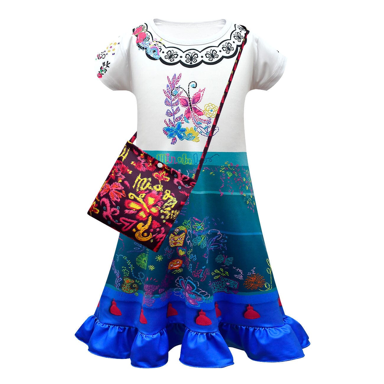 Costume Mirabel Encanto Dress + Bag
