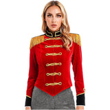 Women's Ringmaster Circus Jacket with Long Sleeves