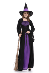 Adult Purple Witch Halloween Costume