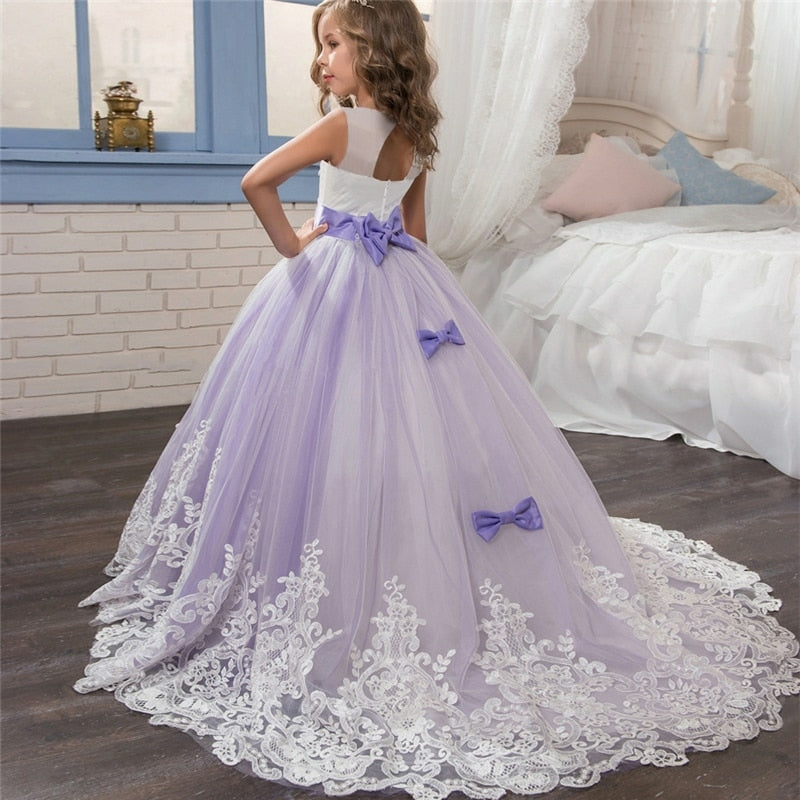Princess Dress for Girls/Teens with Long Train