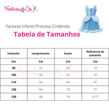 Carregar imagem no visualizador da galeria, Fantasia Infantil Princesa Cinderela + Acessórios
