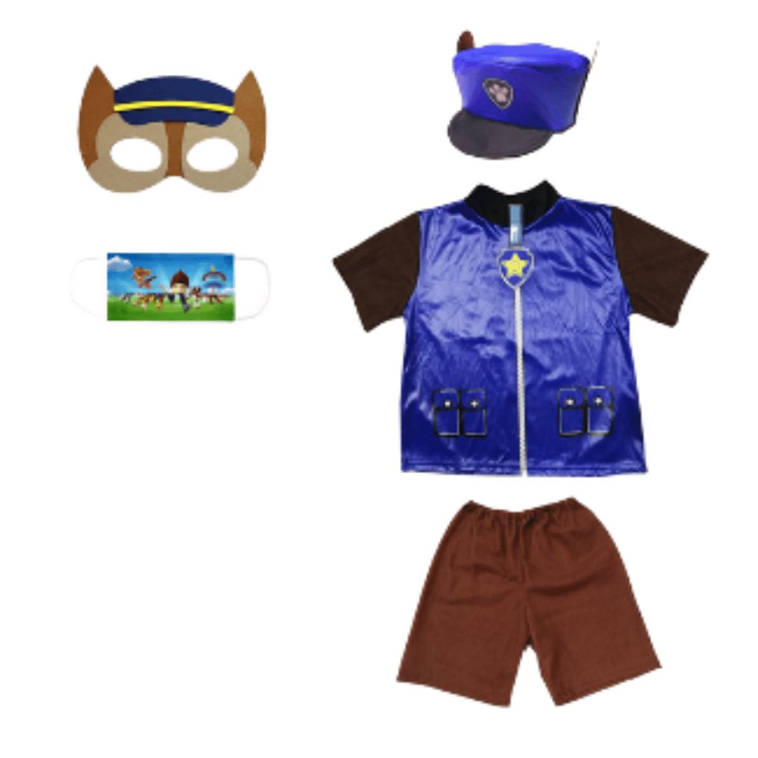 Paw Patrol Chase Costume + Mask