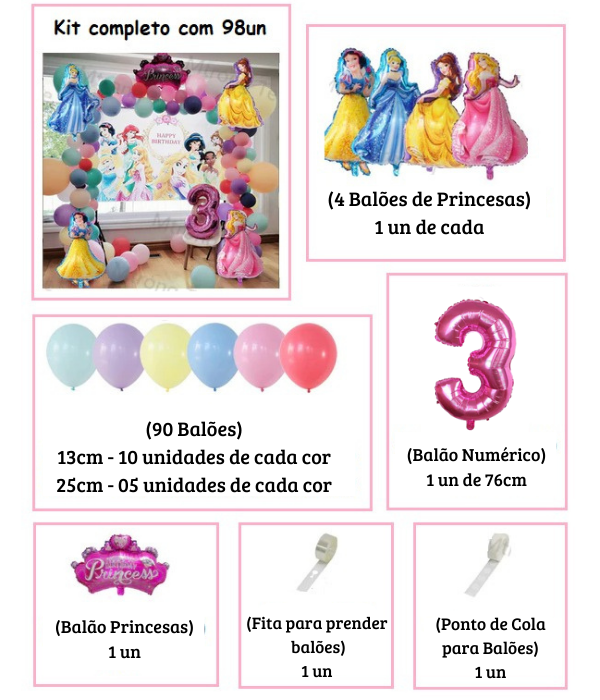 Disney Princess Birthday Party Kit