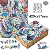 3D Wooden Jigsaw Puzzle – 360 Pieces