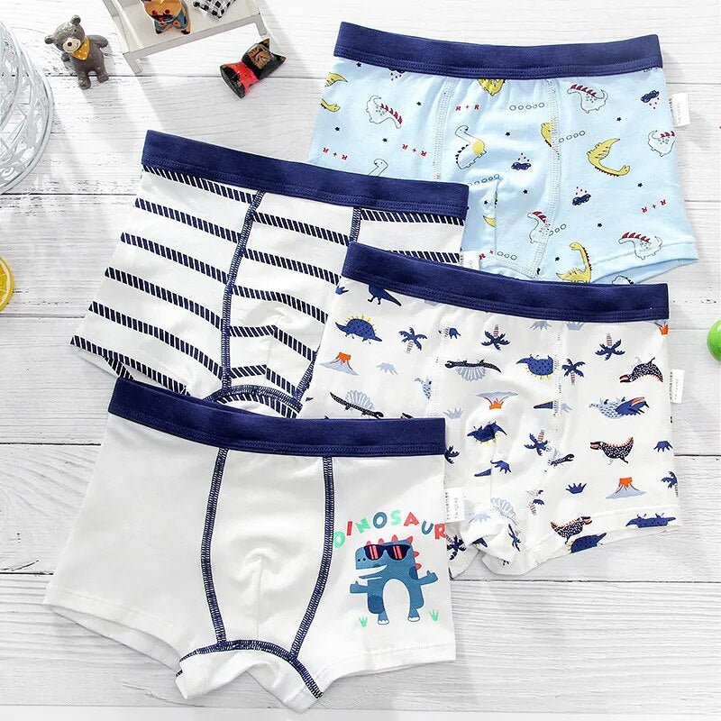 Set of 4 Kids Boxer Briefs