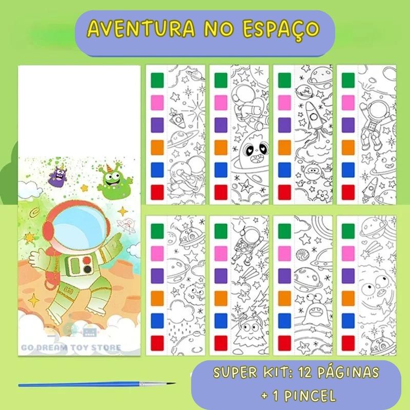 Watercolor Kids – Educational Coloring Book