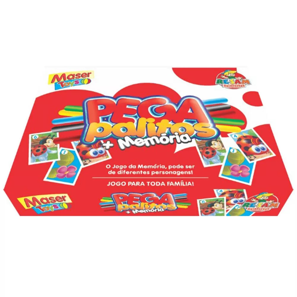 Pick-Up Sticks Game Kit + Memory Game