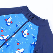 Upload image to gallery viewer, Swimsuit for Boys from Newborn to 6 Years Old with Shark Design and UV50+ Protection
