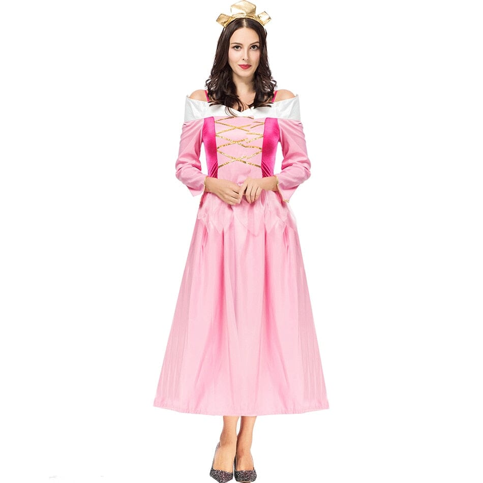 Vestido Fantasia Aurora Luxo Bela Adormecida - Adulto Cosplay