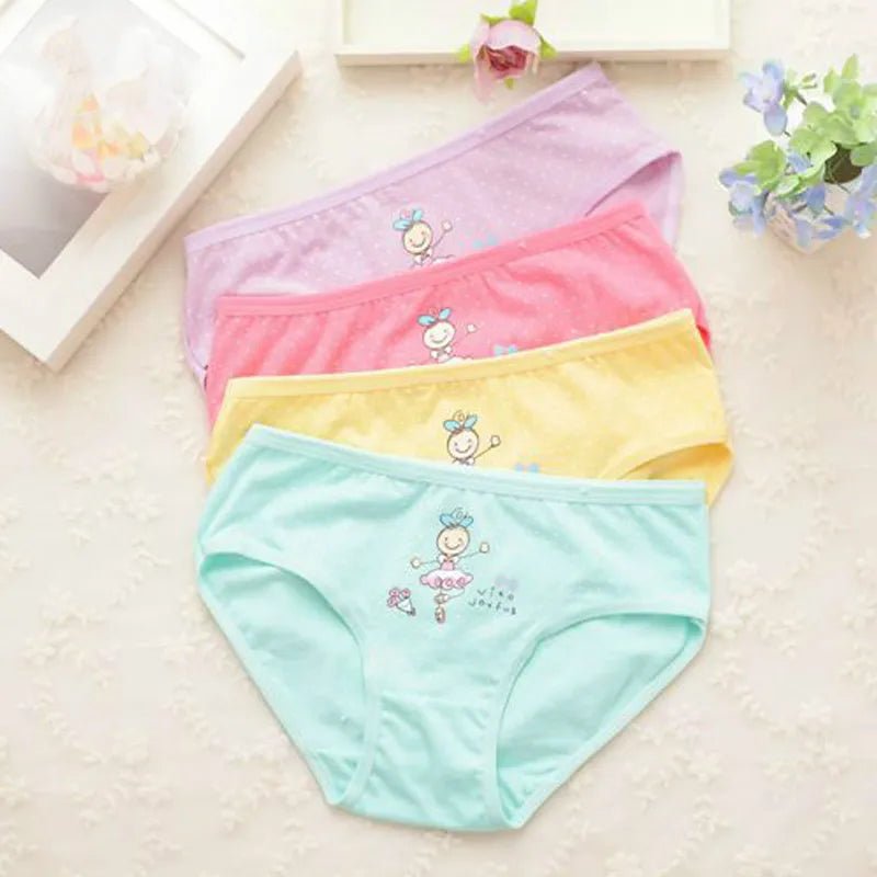 Set of 4 Kids Panties – The Ballerina