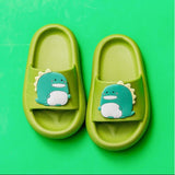 Kids Flip-Flops with Cloud and Animals Design