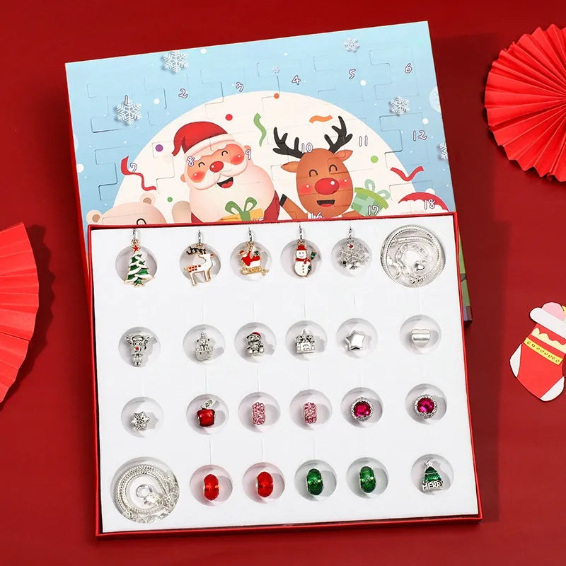 Christmas Bracelet, Charm and Pendant Set