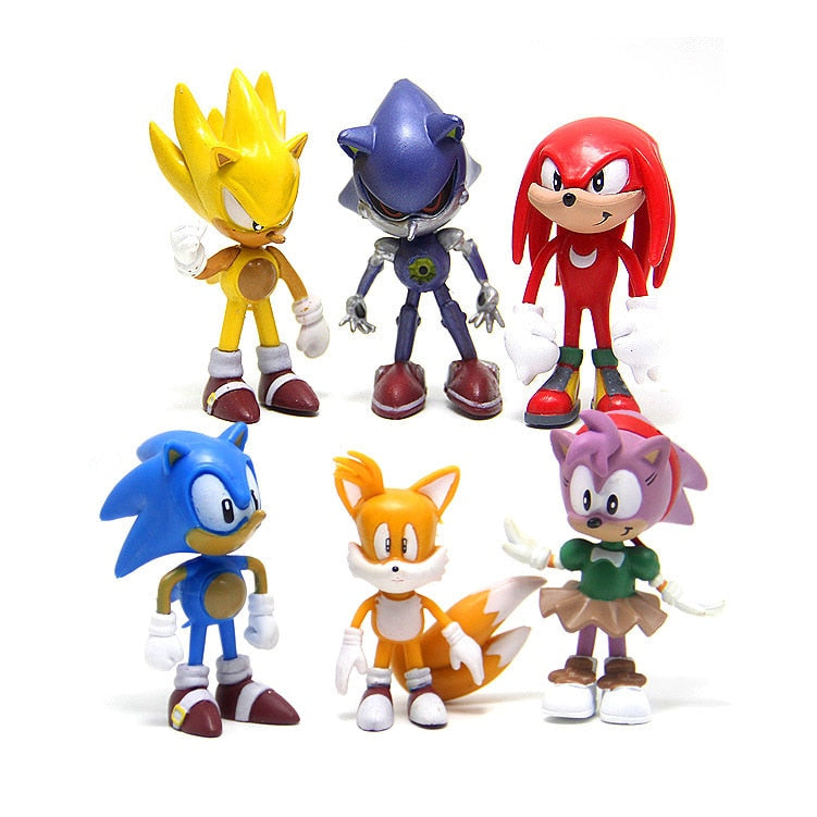 Set of 6 Figures – Sonic and his friends