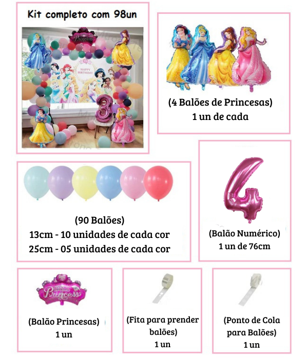 Disney Princess Birthday Party Kit