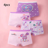 Set of 4 Boxer Briefs 100% Cotton