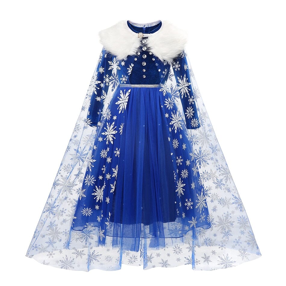 Vestido Fantasia Frozen Cristal - Luxo