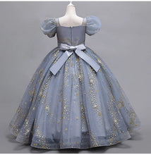 Carregar imagem no visualizador da galeria, Vestido Festa Infantil Luxo bordado lantejoulas para meninas, elegante, baile, vestido formatura, Casamentos, Cores Variadas
