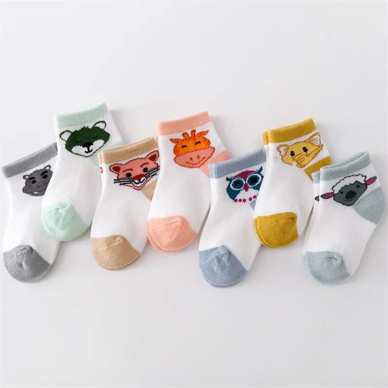 Kit with 7 Pairs of Baby Socks