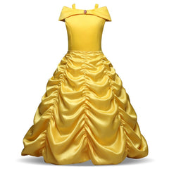 Vestido Fantasia Infantil Bela e a Fera - Princesa Luxo